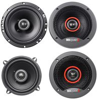 (2) MB QUART FKB116 6.5" 240w 2-Way Car Audio Speakers+(2) 5.25" 180w Speakers