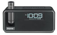 iHome iKN105BC Dual Charging Bluetooth Stereo Alarm Clock Radio/Speakerphone with NFC, Removable Power