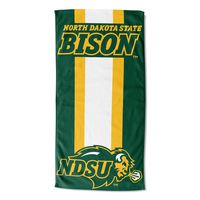 The Northwest Company Officially Licensed NCAA North Dakota State Bisons Zone Read Beach Towel, 30" x 60", Multi Color