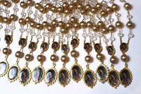 Bulk 12 Pc Crystal Lady of Guadalupe Car Auto Rosary with Gift Bag Perfect for First Communions, Baptism, Wedding Shower/Religious Gift /