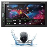 Pioneer AVH-310EX Double-DIN 6.8-inch in-Dash Car DVD Receiver with Built-in Bluetooth with HD Backup Camera and Gravity Mobile Phone Holder