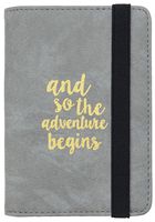 Casmonal Passport Holder Cover Wallet RFID Blocking Leather Card Case Travel Document Organizer (Newcastle Grey)