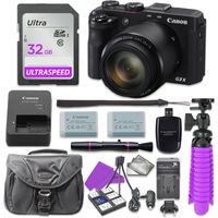 Canon PowerShot G3 X Digital Camera with 32GB SD Memory Card + Accessory Bundle
