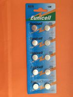 SHL 50 piece card AG10 G10 389A LR1130 LR54 L1131 SR1130 1.5V Alkaline High Performance Battery with 2 year warantee