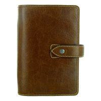 Filofax 2019 Malden Personal Organizer, Leather, Ochre, Paper Size 6.75 x 3.75 inches (C025808-19)