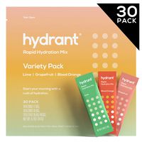 Hydrant Rapid Hydration Mix Version 2, Electrolyte Powder, Dehydration Recovery Drink Blend, Variety Pack, 30pk