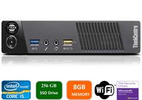 Lenovo ThinkCentre M73P Tiny Mini Business Desktop Computer, Intel Dual-Core i5-4570T Processor up to 3.60 GHz, 8GB RAM, 240GB SSD, WiFi, Windows 10 Pro (Renewed)