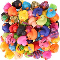 Narwhal Novelties Rubber Duck Bath Toy Assortment (50-Pack)