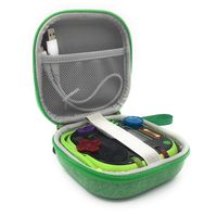 xcivi Hard Carrying EVA Case for Leapfrog Rockit Twist Handheld Learning Game System (Green)