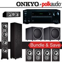 Polk Audio TSi 500 7.2-Ch Home Theater System with Onkyo TX-NR656 7.2-Ch Network AV Receiver