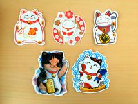 Maneki Neko Sticker Pack