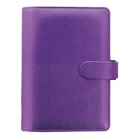 Filofax 2020 Personal Organizer, Saffiano Metallic Violet, 6.75 x 3.75 inches (C028769-20)