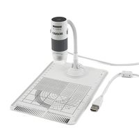 Carson eFlex 75x/300x Effective Magnification (Based on a 21" Monitor) LED Lighted USB Digital Microscope with Flexible Stand and Base (MM-840)