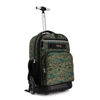 Tilami Rolling Backpack 18 inch Wheeled Laptop Backpack Waterproof School College Student Travel Trip Boys and Girls (camouflage)