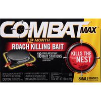 Combat 12 Month Roach Killing Bait, Small Roach Bait Station, 18 Count