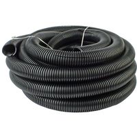 100 Ft (2 PCS of 50 Ft) 5/8" 16mm Split Wire Loom Conduit Polyethylene Tubing Black Color Sleeve Tube