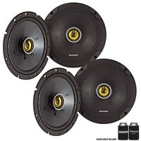 Kicker 46CSC674 - Two Pairs of CS-Series CSC67 6.75-Inch (165mm) Coaxial Speakers, 4-Ohm (2 Pairs)