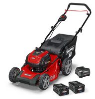Snapper XD 82V MAX Cordless Electric 19-Inch Lawn Mower Kit with (2) 2.0 Batteries and (1) Rapid Charger