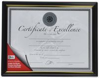 Burnes Black & Gold Certificate Frames (DAXN118818T)