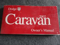 2002 Dodge Caravan Owners Manual