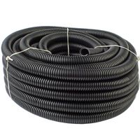 20 Feet Ft. 1/2" 13mm Black Split Loom Conduit Polyethylene Tubing
