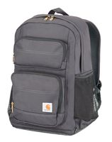 Carhartt Legacy Standard Work Backpack with Padded Laptop Sleeve and Tablet Storage, Grey