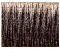 Superior Grade - Metallic Tinsel Foil Fringe Door Curtains for Party Photo Backdrop, Photography Backgrounds - 3ft x 8ft Standard Door Size - Champagne Gold (1, Champagne Gold)