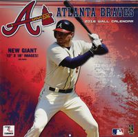 Turner Atlanta Braves 2016 Team Wall Calendar, September 2015 - December 2016, 12 x 12" (8011841)