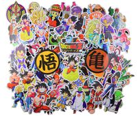 Dragon Ball Z Stickers [200pcs] Anime Vinyl Sticker for Nintendo Switch Laptop Water Bottle Bike Car Motorcycle Bumper Luggage Skateboard Graffiti Cute Animal Monsters Decal Best Gift for Kid Children