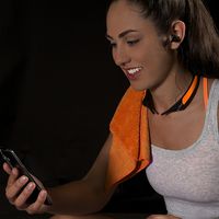 LG - Sport Bluetooth Headset LG Tone Active HBS-850 51 g Orange