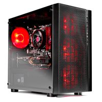 SkyTech [RX580 Version] Blaze VR Ready RGB Gaming Computer Desktop PC - Ryzen 1200 3.1GHz Quad-Core, AMD RX 580 4GB, 8GB DDR4 2400, 1TB HDD, Wi-Fi, Windows 10 Home 64-bit