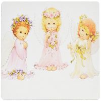 3dRose LLC 8 x 8 x 0.25 Inches Mouse Pad, 3 Little Angels (mp_100691_1)