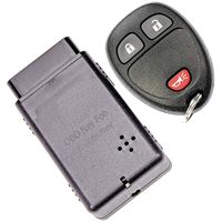 APDTY 121929 Keyless Entry Remote Key Fob Transmitter With Auto Programming Tool (Replaces 15913420, 20869056, 20952475, 22936099)