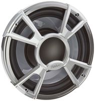 Clarion Corporation of America CMQ2512WL Marine Subwoofer with Built-in Blue LED Light 10" Silver