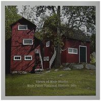 3dRose Weir Farm National Historic Site - Two Views of Weir Studio - Greeting Cards, 6 x 6 inches, set of 12 (gc_57569_2)