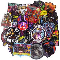 Superheros Stickers 100 Pack, Cool Marvel Avengers Cartoon Comics Vinyl Waterproof Sticker for Laptop Hydro Flasks Water Bottle Hydroflask Waterbottles Luggage Skateboard, Gift for Kids Boys Christmas
