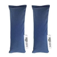 MOSO NATURAL Shoe Odor Eliminator for Gym Bags, Sneakers and Sports Gear. Blue Color 2 Pack