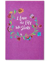 American Greetings Romantic Card (Life We Share)