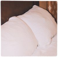 3dRose LLC 8 x 8 x 0.25 Inches Mouse Pad, White Pillows on an Unmade Bed in A Hotel in Las Vegas, Nevada (mp_64833_1)