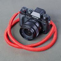 A-MoDe Paracord Handmade Camera Straps High Strength Nylon Rope Camera Neck Strap Red