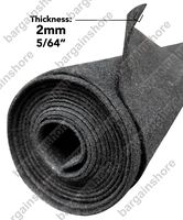 Polymat TM 150 Ft Long * 4 FT wide Charcoal Speaker Box Carpet Dj Speaker Cabinet Carpet Rv Truck Car Trunk 150ft Liner