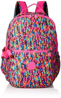 Kipling womens Seoul GO Blooming Geo Laptop Backpack, blooming, One Size