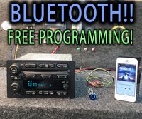 Unlocked Chevy GM GMC 6 CD Changer Stereo w Bluetooth 03 04 05 06 Truck SUV Radio