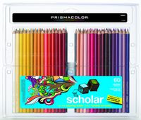 Prismacolor 92808HT  Scholar Colored Pencils, 60-Count
