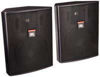 JBL Professional Compact Indoor Outdoor Background Foreground Loudspeaker, Black (Control 25)