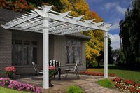 Freemont 12' x 12' Attached Vinyl Pergola