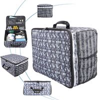 Champkey Golf Trunk Organizer Storage, Portable and Foldable Golf Travel Storage Locker Ideal for Travel Golf and Car Golf (USA-Hero)