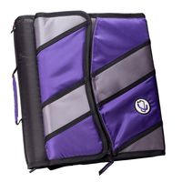 Case-it Sidekick 2-Inch O-Ring Zipper Binder with Removable Tab File, Purple, D-901-PUR