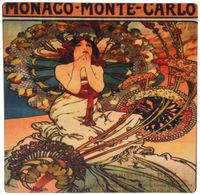 3dRose LLC 8 x 8 x 0.25 Inches Mouse Pad, Muchas Famous Monaco Monte Carlo Illustration (mp_109871_1)