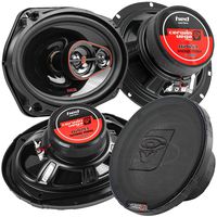 Cerwin Vega 6.5 and 6x9 3-Way Coaxial Speakers 4 Ohm HED Series H7653 H7693 Pack